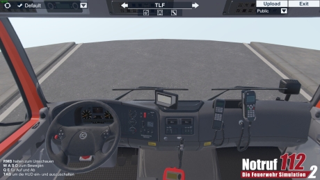 Notruf 112 - Die Feuerwehr Simulation 2: Showroom: Screen zum Spiel Notruf 112 - Die Feuerwehr Simulation 2: Showroom.