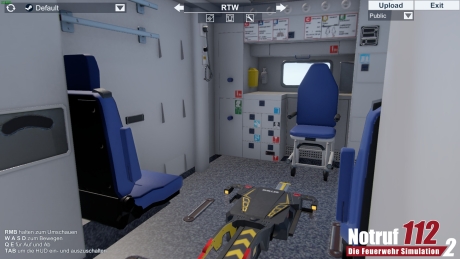 Notruf 112 - Die Feuerwehr Simulation 2: Showroom - Screen zum Spiel Notruf 112 - Die Feuerwehr Simulation 2: Showroom.