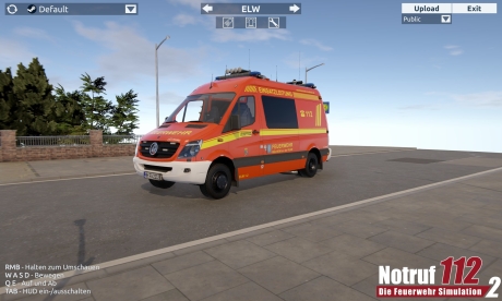 Notruf 112 - Die Feuerwehr Simulation 2: Showroom - Screen zum Spiel Notruf 112 - Die Feuerwehr Simulation 2: Showroom.