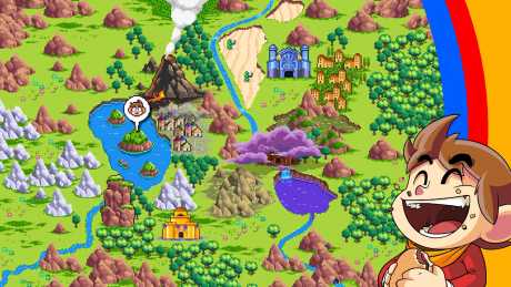 Alex Kidd in Miracle World DX - Screen zum Spiel Alex Kidd in Miracle World DX.