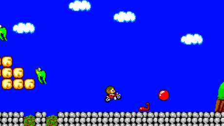 Alex Kidd in Miracle World DX - Screen zum Spiel Alex Kidd in Miracle World DX.