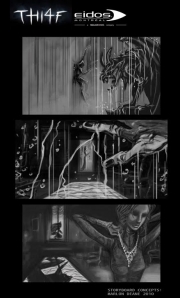 Thief - Storyboard zum Action-Adventure.