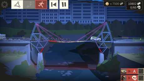 Bridge Constructor: The Walking Dead - Screen zum Spiel Bridge Constructor: The Walking Dead.
