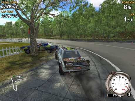 FlatOut: Screen zum Spiel FlatOut.