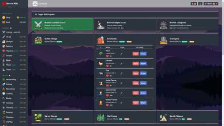 Melvor Idle - Screen zum Spiel Melvor Idle.