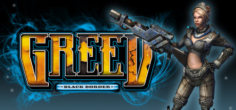 Logo for Greed: Black Border