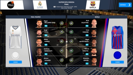 International Basketball Manager 22: Screen zum Spiel International Basketball Manager 22.