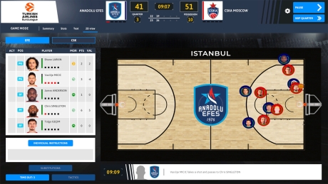 International Basketball Manager 22 - Screen zum Spiel International Basketball Manager 22.