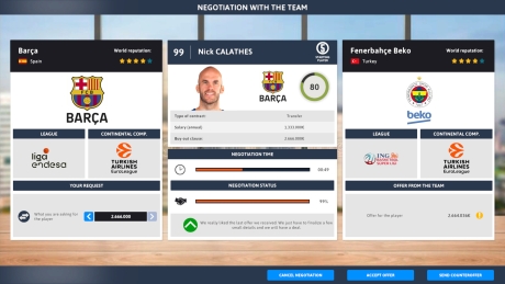 International Basketball Manager 22: Screen zum Spiel International Basketball Manager 22.
