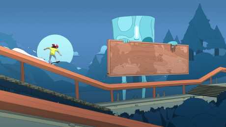 OlliOlli World - Screen zum Spiel OlliOlli World.