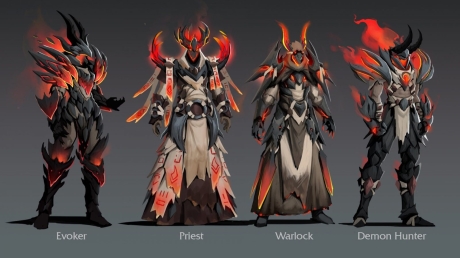 World of Warcraft: Dragonflight: Konzeptzeichnungen der neuen Tier-Sets