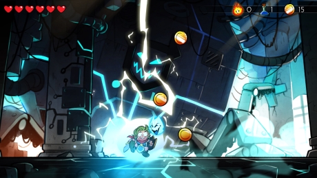 Wonder Boy: The Dragon's Trap - Screen zum Spiel Wonder Boy: The Dragon's Trap.