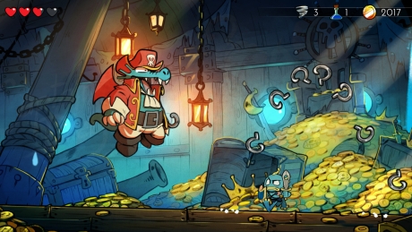 Wonder Boy: The Dragon's Trap - Screen zum Spiel Wonder Boy: The Dragon's Trap.