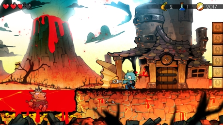 Wonder Boy: The Dragon's Trap - Screen zum Spiel Wonder Boy: The Dragon's Trap.