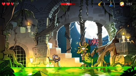 Wonder Boy: The Dragon's Trap: Screen zum Spiel Wonder Boy: The Dragon's Trap.