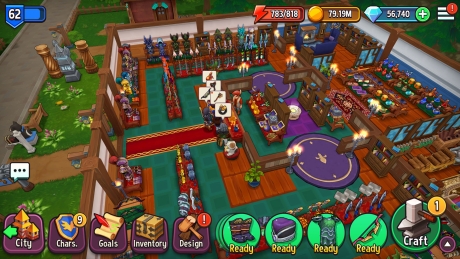 Shop Titans: Screen zum Spiel Shop Titans.