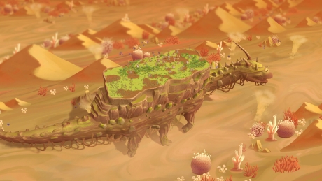 The Wandering Village: Screen zum Spiel The Wandering Village.