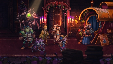 SteamWorld Quest: Hand of Gilgamech: Screen zum Spiel SteamWorld Quest: Hand of Gilgamech.