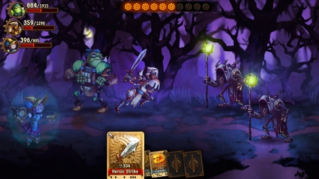 SteamWorld Quest: Hand of Gilgamech - Screen zum Spiel SteamWorld Quest: Hand of Gilgamech.