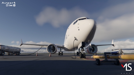 AirportSim: Screen zum Spiel AirportSim.