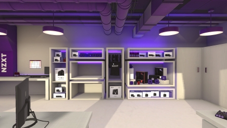 PC Building Simulator - NZXT-Werkstatt - Screen zum Spiel PC Building Simulator - NZXT-Werkstatt.