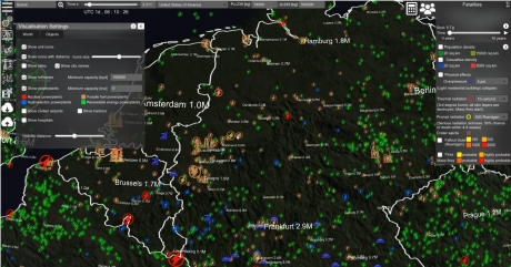 Nuclear War Simulator - Screen zum Spiel Nuclear War Simulator.