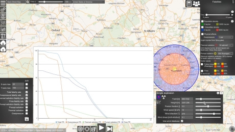 Nuclear War Simulator: Screen zum Spiel Nuclear War Simulator.