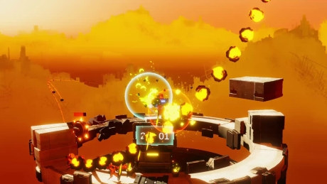 Orbital Bullet: Das 360 Grad Rogue-lite - Screen zum Spiel Orbital Bullet ? Das 360? Rogue-lite.