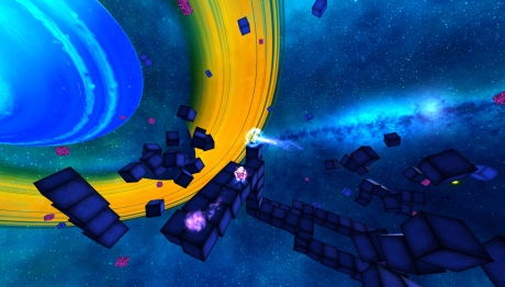 Deep Blue 3D Maze in Space - Screen zum Spiel Deep Blue 3D Maze in Space.
