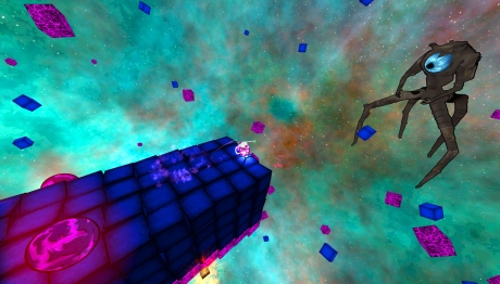 Deep Blue 3D Maze in Space: Screen zum Spiel Deep Blue 3D Maze in Space.