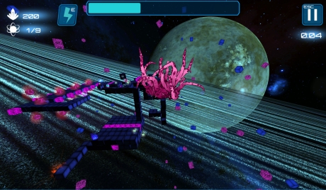 Deep Blue 3D Maze in Space - Screen zum Spiel Deep Blue 3D Maze in Space.