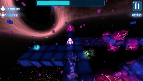 Deep Blue 3D Maze in Space: Screen zum Spiel Deep Blue 3D Maze in Space.