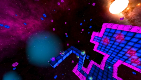 Deep Blue 3D Maze in Space: Screen zum Spiel Deep Blue 3D Maze in Space.