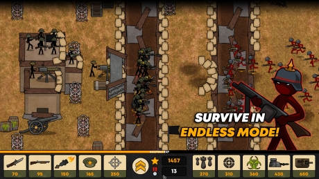 Stickman Trenches: Screen zum Spiel Stickman Trenches.