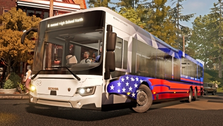 Bus Simulator 21 - USA Skin Pack: Screen zum Spiel Bus Simulator 21 - USA Skin Pack.