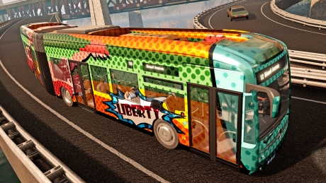 Bus Simulator 21 - USA Skin Pack: Screen zum Spiel Bus Simulator 21 - USA Skin Pack.