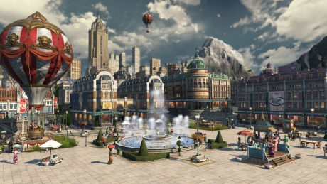 Anno 1800: Dächer der Stadt - Screen zum Spiel Anno 1800 - The High Life.