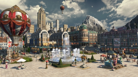 Anno 1800: Dächer der Stadt: Screen zum Spiel Anno 1800 - The High Life.