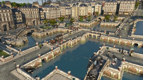 Anno 1800: Fussgängerzonen Paket: Screen zum Spiel Anno 1800 - Pedestrian Zone Pack.