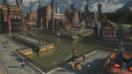 Anno 1800: Fussgängerzonen Paket - Screen zum Spiel Anno 1800 - Pedestrian Zone Pack.