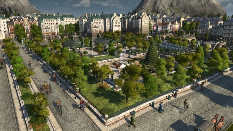 Anno 1800: Fussgängerzonen Paket - Screen zum Spiel Anno 1800 - Pedestrian Zone Pack.