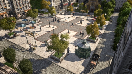 Anno 1800: Fussgängerzonen Paket - Screen zum Spiel Anno 1800 - Pedestrian Zone Pack.