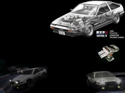 Race Driver GRID - Race Driver Grid - Skins - Initial D Skin (Toyota Corolla AE86) - Vergleichsfoto