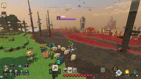 Minecraft Legends: Screen zum Spiel Minecraft Legends.