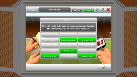 New Star Soccer 5 - Screen zum Spiel New Star Soccer 5.