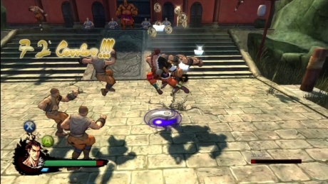 Kung Fu Strike - The Warrior's Rise: Screen zum Spiel Kung Fu Strike - The Warrior's Rise.