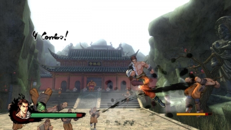 Kung Fu Strike - The Warrior's Rise: Screen zum Spiel Kung Fu Strike - The Warrior's Rise.