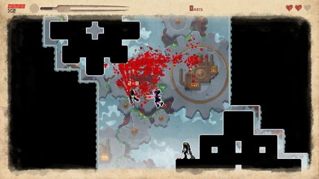 They Bleed Pixels: Screen zum Spiel They Bleed Pixels.