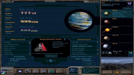 Galactic Civilizations I: Ultimate Edition: Screen zum Spiel Galactic Civilizations? I: Ultimate Edition.