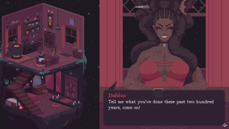 The Cosmic Wheel Sisterhood: Screen zum Spiel The Cosmic Wheel Sisterhood.